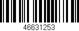 Código de barras (EAN, GTIN, SKU, ISBN): '46631253'