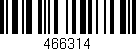 Código de barras (EAN, GTIN, SKU, ISBN): '466314'