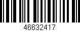 Código de barras (EAN, GTIN, SKU, ISBN): '46632417'