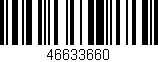 Código de barras (EAN, GTIN, SKU, ISBN): '46633660'