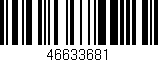 Código de barras (EAN, GTIN, SKU, ISBN): '46633681'