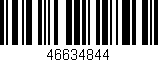 Código de barras (EAN, GTIN, SKU, ISBN): '46634844'