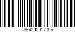 Código de barras (EAN, GTIN, SKU, ISBN): '4664303017095'