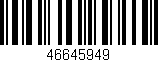 Código de barras (EAN, GTIN, SKU, ISBN): '46645949'