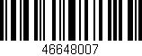Código de barras (EAN, GTIN, SKU, ISBN): '46648007'