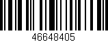 Código de barras (EAN, GTIN, SKU, ISBN): '46648405'