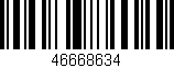 Código de barras (EAN, GTIN, SKU, ISBN): '46668634'