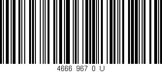 Código de barras (EAN, GTIN, SKU, ISBN): '4666_967_0_U'