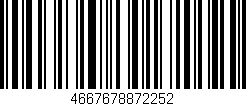 Código de barras (EAN, GTIN, SKU, ISBN): '4667678872252'
