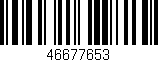 Código de barras (EAN, GTIN, SKU, ISBN): '46677653'