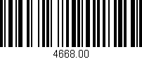 Código de barras (EAN, GTIN, SKU, ISBN): '4668.00'