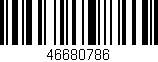 Código de barras (EAN, GTIN, SKU, ISBN): '46680786'