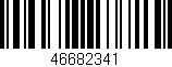 Código de barras (EAN, GTIN, SKU, ISBN): '46682341'