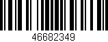 Código de barras (EAN, GTIN, SKU, ISBN): '46682349'