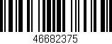Código de barras (EAN, GTIN, SKU, ISBN): '46682375'