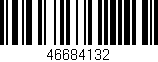 Código de barras (EAN, GTIN, SKU, ISBN): '46684132'