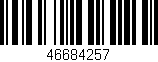 Código de barras (EAN, GTIN, SKU, ISBN): '46684257'