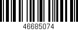 Código de barras (EAN, GTIN, SKU, ISBN): '46685074'