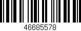 Código de barras (EAN, GTIN, SKU, ISBN): '46685578'