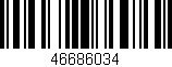Código de barras (EAN, GTIN, SKU, ISBN): '46686034'