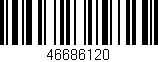 Código de barras (EAN, GTIN, SKU, ISBN): '46686120'