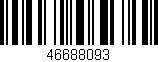 Código de barras (EAN, GTIN, SKU, ISBN): '46688093'