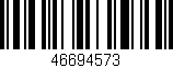 Código de barras (EAN, GTIN, SKU, ISBN): '46694573'