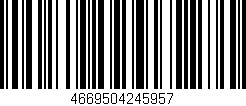 Código de barras (EAN, GTIN, SKU, ISBN): '4669504245957'