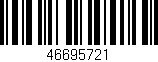 Código de barras (EAN, GTIN, SKU, ISBN): '46695721'