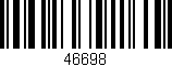Código de barras (EAN, GTIN, SKU, ISBN): '46698'