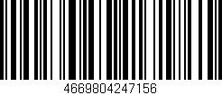 Código de barras (EAN, GTIN, SKU, ISBN): '4669804247156'