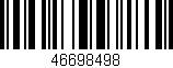 Código de barras (EAN, GTIN, SKU, ISBN): '46698498'