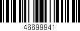 Código de barras (EAN, GTIN, SKU, ISBN): '46699941'