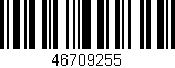 Código de barras (EAN, GTIN, SKU, ISBN): '46709255'