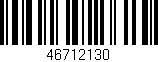 Código de barras (EAN, GTIN, SKU, ISBN): '46712130'