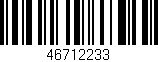 Código de barras (EAN, GTIN, SKU, ISBN): '46712233'