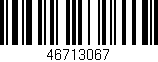 Código de barras (EAN, GTIN, SKU, ISBN): '46713067'