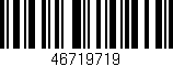 Código de barras (EAN, GTIN, SKU, ISBN): '46719719'