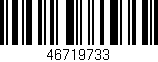 Código de barras (EAN, GTIN, SKU, ISBN): '46719733'