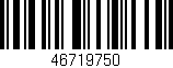Código de barras (EAN, GTIN, SKU, ISBN): '46719750'