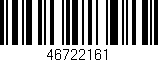 Código de barras (EAN, GTIN, SKU, ISBN): '46722161'
