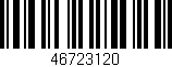 Código de barras (EAN, GTIN, SKU, ISBN): '46723120'