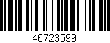 Código de barras (EAN, GTIN, SKU, ISBN): '46723599'