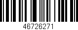 Código de barras (EAN, GTIN, SKU, ISBN): '46726271'