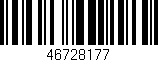 Código de barras (EAN, GTIN, SKU, ISBN): '46728177'