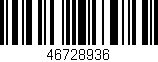 Código de barras (EAN, GTIN, SKU, ISBN): '46728936'