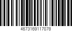 Código de barras (EAN, GTIN, SKU, ISBN): '4673169117078'