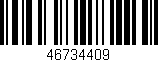 Código de barras (EAN, GTIN, SKU, ISBN): '46734409'