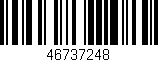 Código de barras (EAN, GTIN, SKU, ISBN): '46737248'
