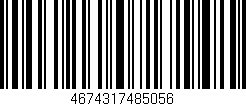 Código de barras (EAN, GTIN, SKU, ISBN): '4674317485056'